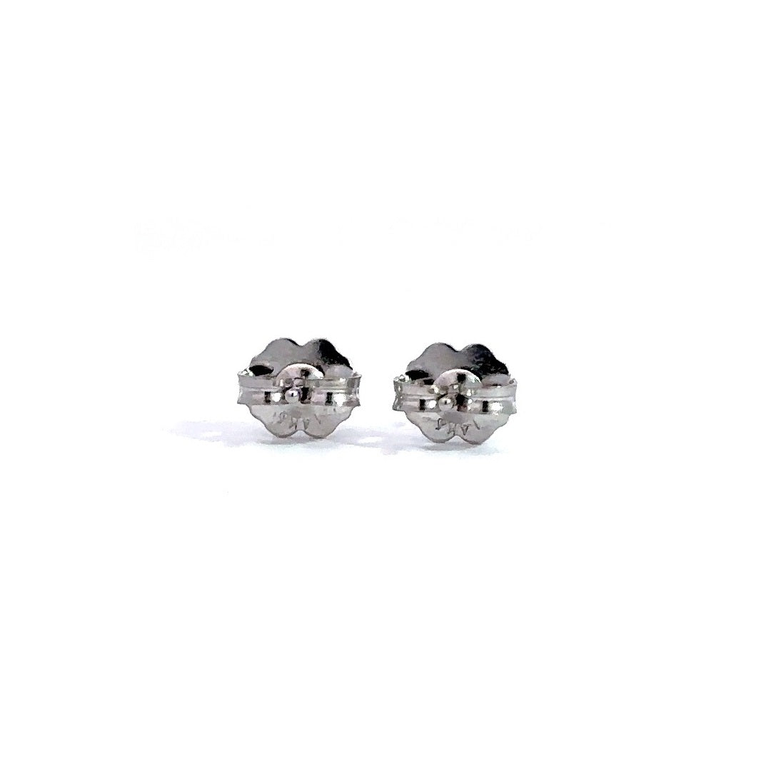Solitaire Earrings (Martini-Set) - 14k Gold