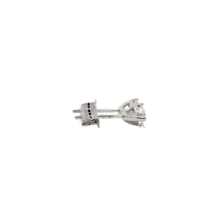 Solitaire Earrings (Martini-Set) - 14k Gold