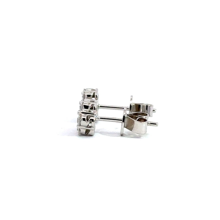 Flower Stud Earrings - 14k Gold