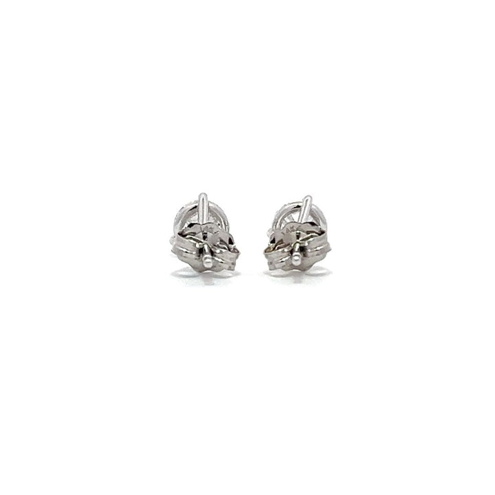 Solitaire Earrings (Martini-Set) - 14k Gold