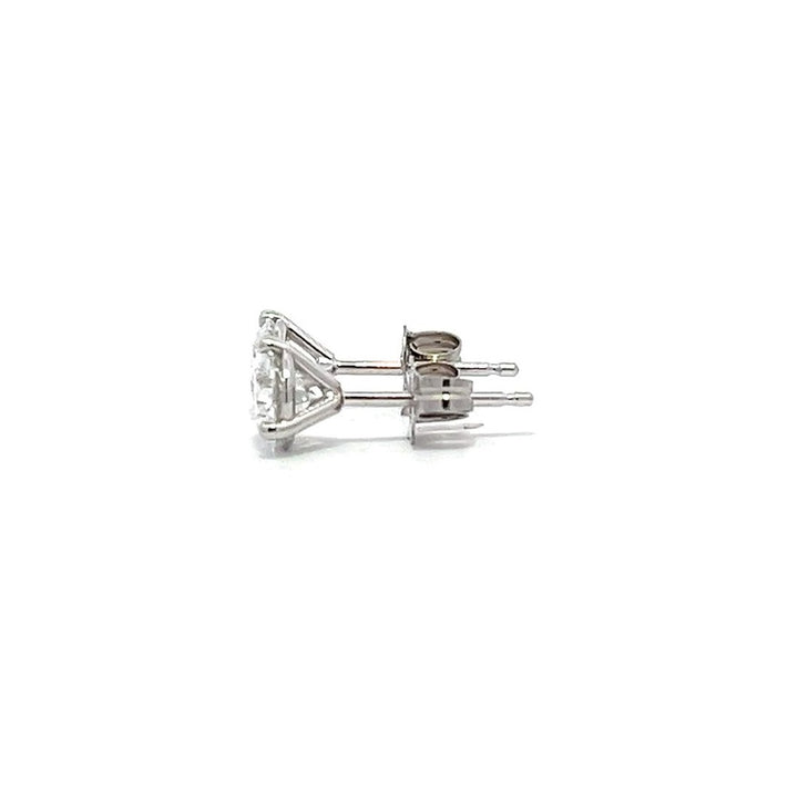 Solitaire Earrings (Martini-Set) - 14k Gold