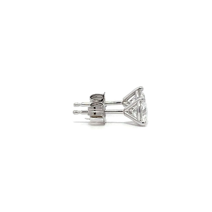 Solitaire Earrings (Martini-Set) - 14k Gold