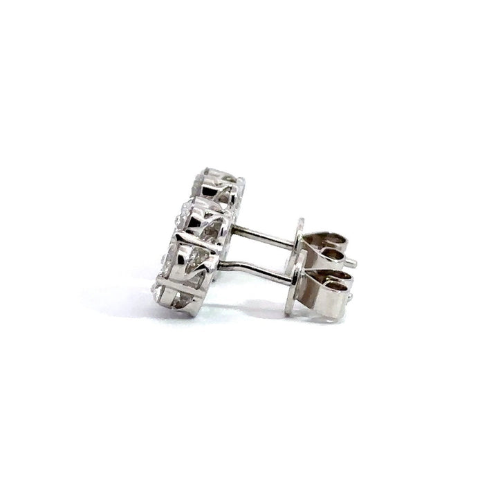 Flower Stud Earrings - 14k Gold