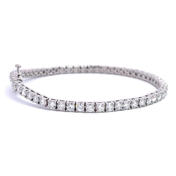 Tennis Bracelet - 10k White Gold 5.00ct #12368