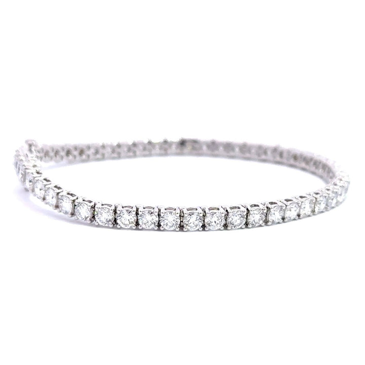 Tennis Bracelet - 10k White Gold 7.00ct #12202