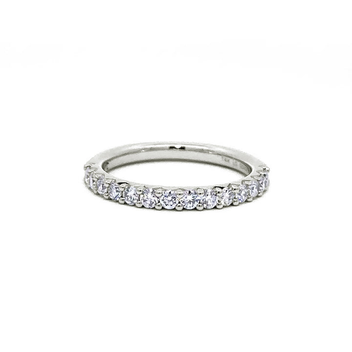 French Pave Ring - 14k White Gold 0.50ct #11236