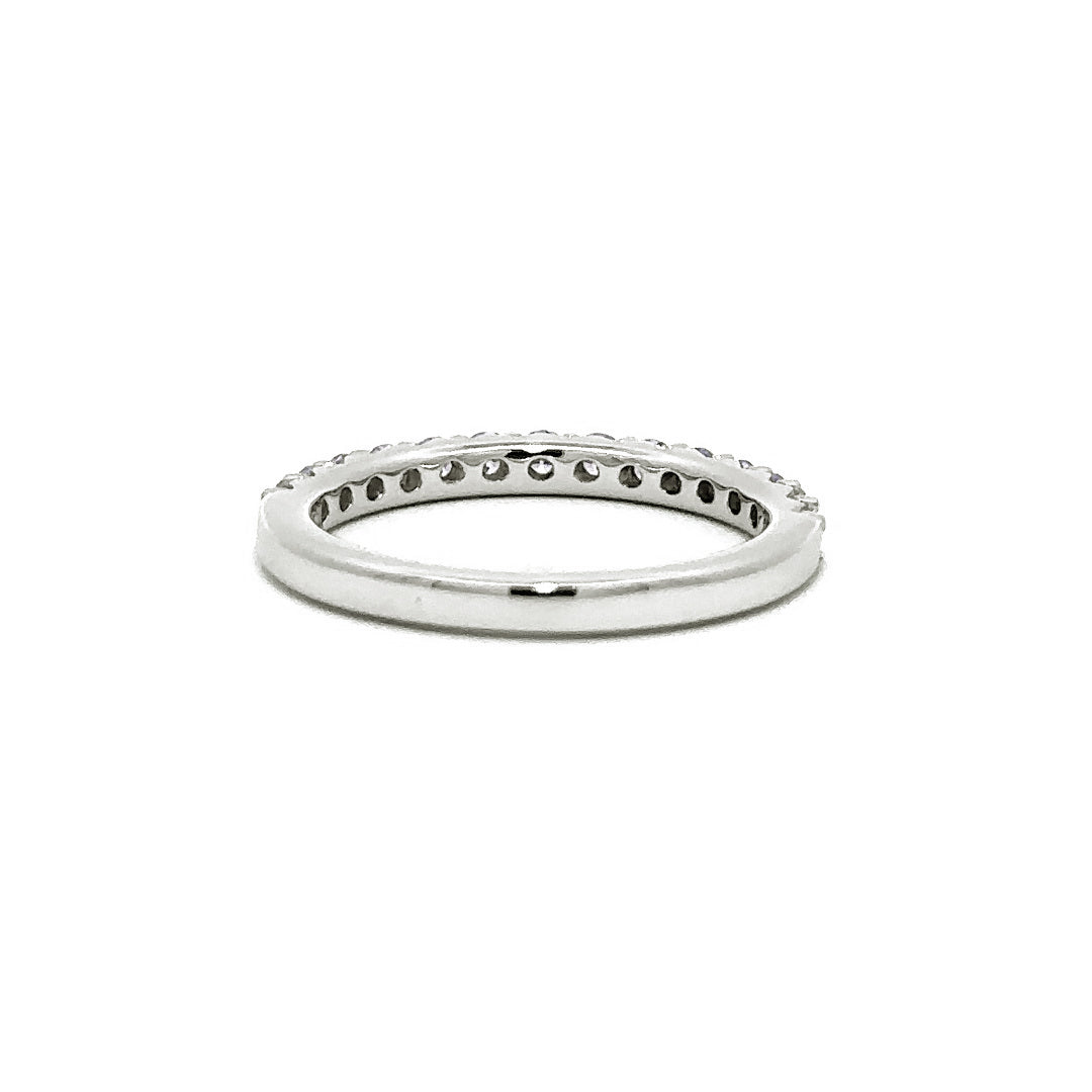French Pave Ring - 14k White Gold 0.50ct #11236