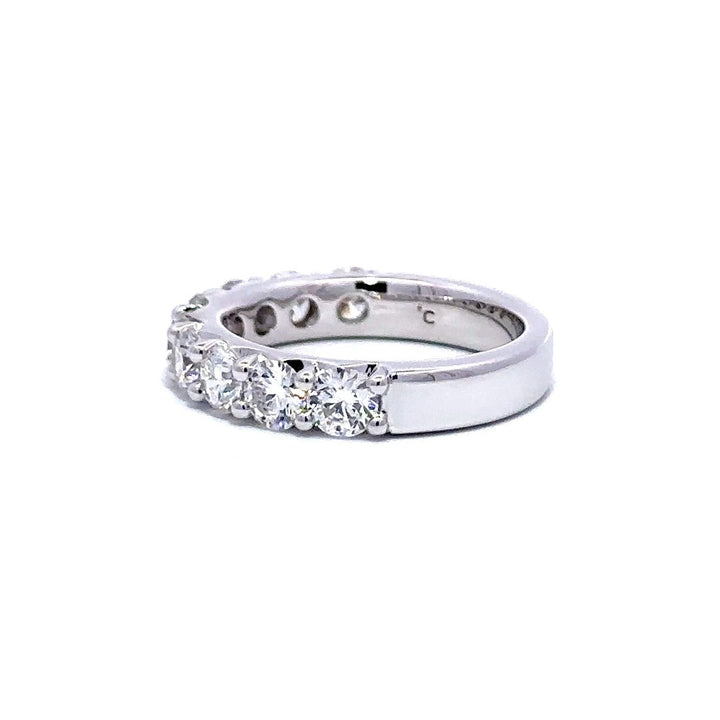 French Pave Ring - 14k White Gold 2.00ct #11397