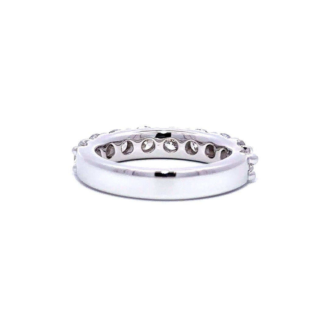 French Pave Ring - 14k White Gold 2.00ct #11397