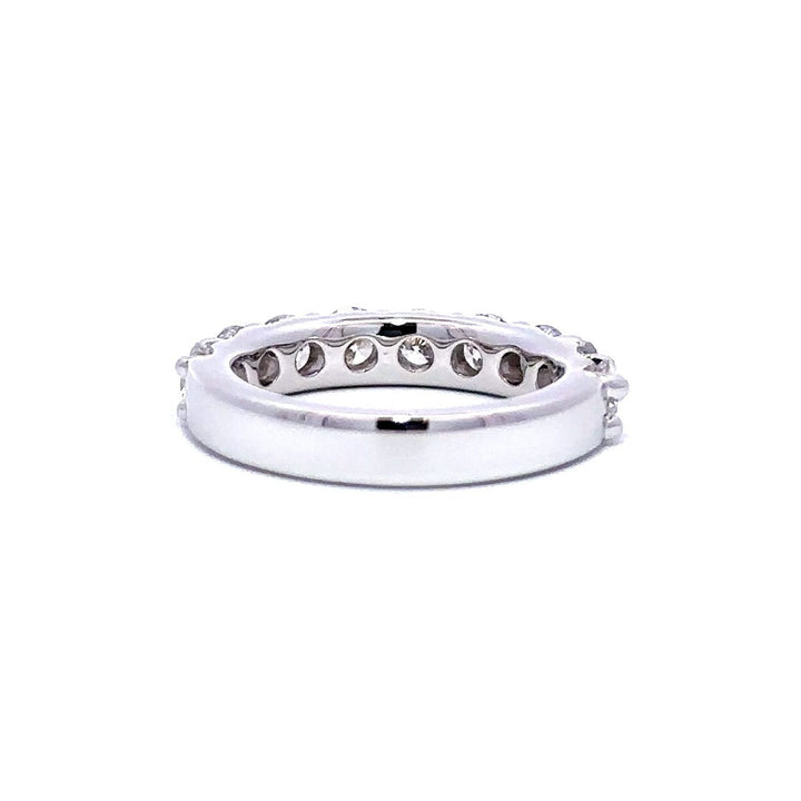 French Pave Ring - 14k White Gold 2.00ct #11397