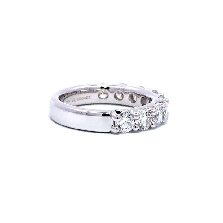 French Pave Ring - 14k White Gold 2.00ct #11397