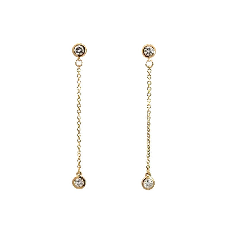 Dangle Earrings - 14k Gold 0.25ctw