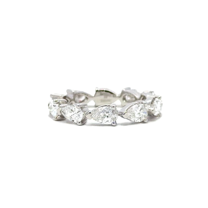 Eternity Ring (Pear) - 14k White Gold 2.73ctw #11400