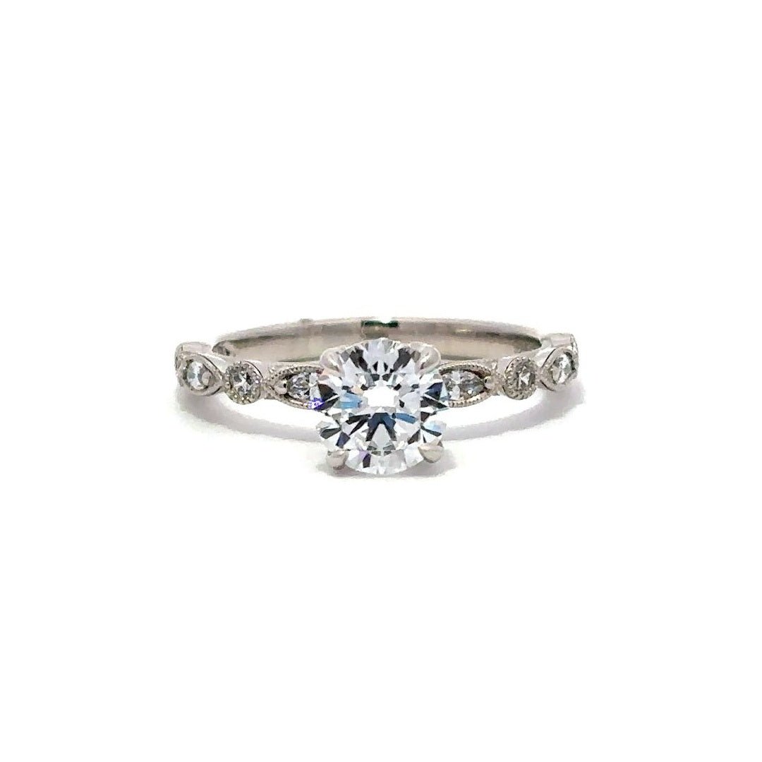 Pave Ring - Vintage Setting #11592