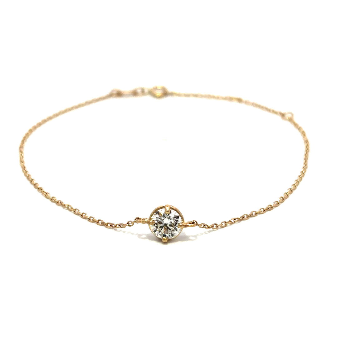 Station Bracelet - 14k Gold