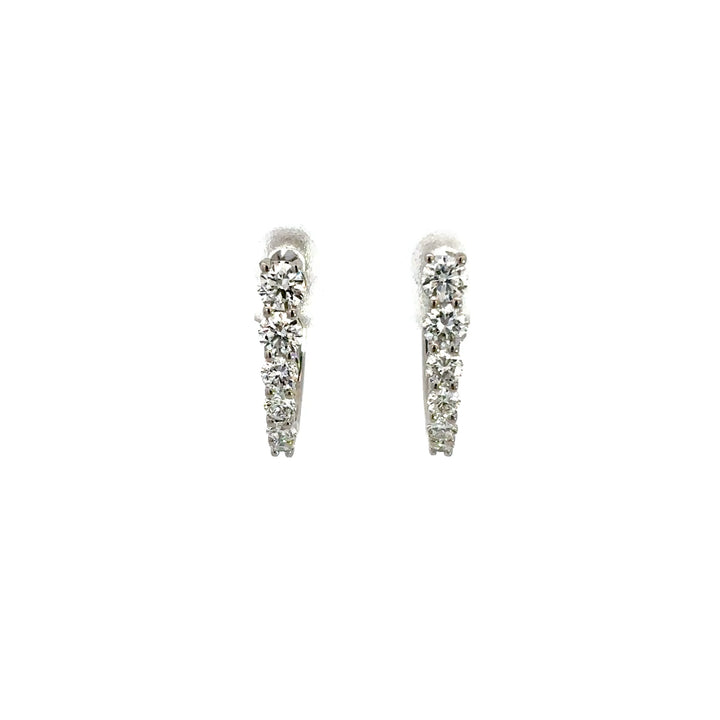 Hoop Earrings (Round) - 14k Gold 0.50ct