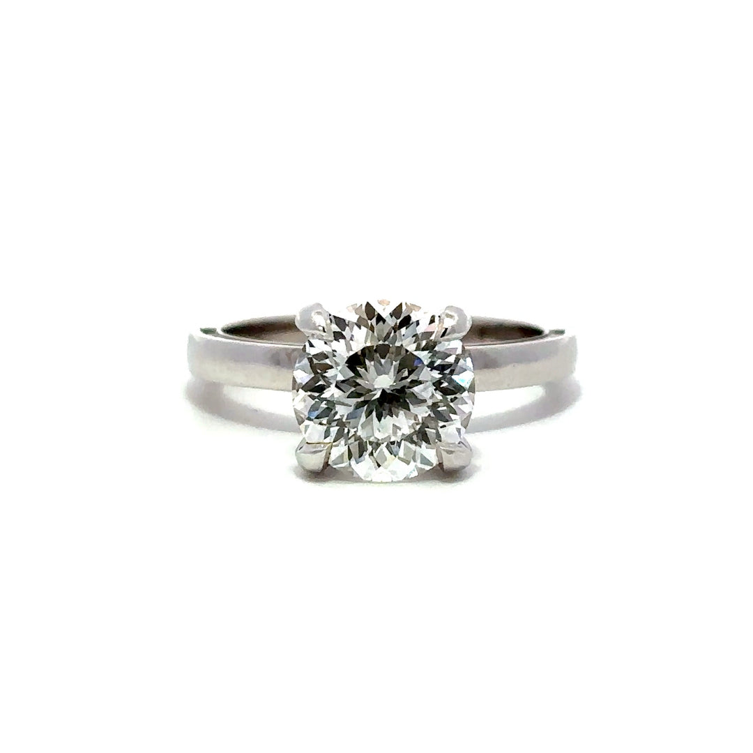 Statement Collection (Round) - 14k White Gold 2.75ct #12248