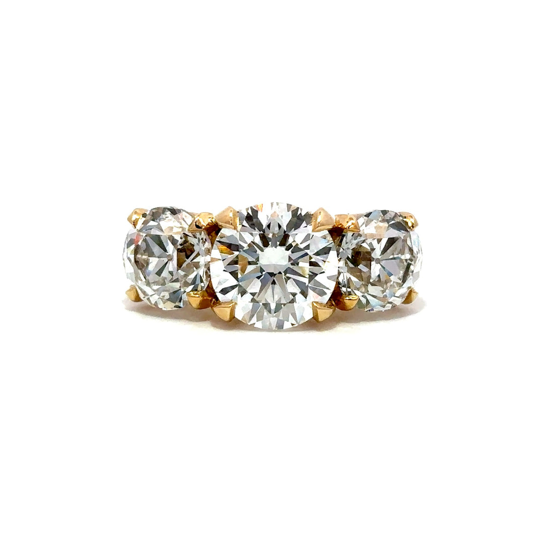 Statement Collection (Round) - 14k Yellow Gold 3.32ct #12255