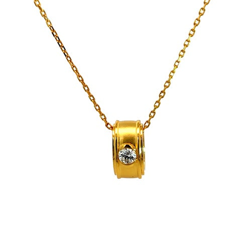 Flourishan "Guardian Eye" Necklace - 14k Gold Vermeil