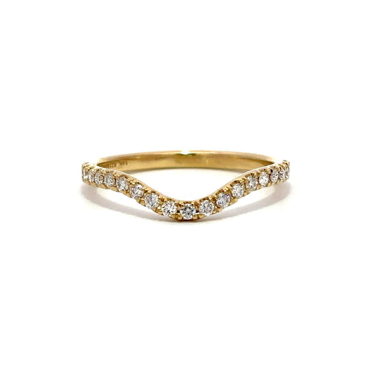 Curved Ring - 14k Yellow Gold #12783