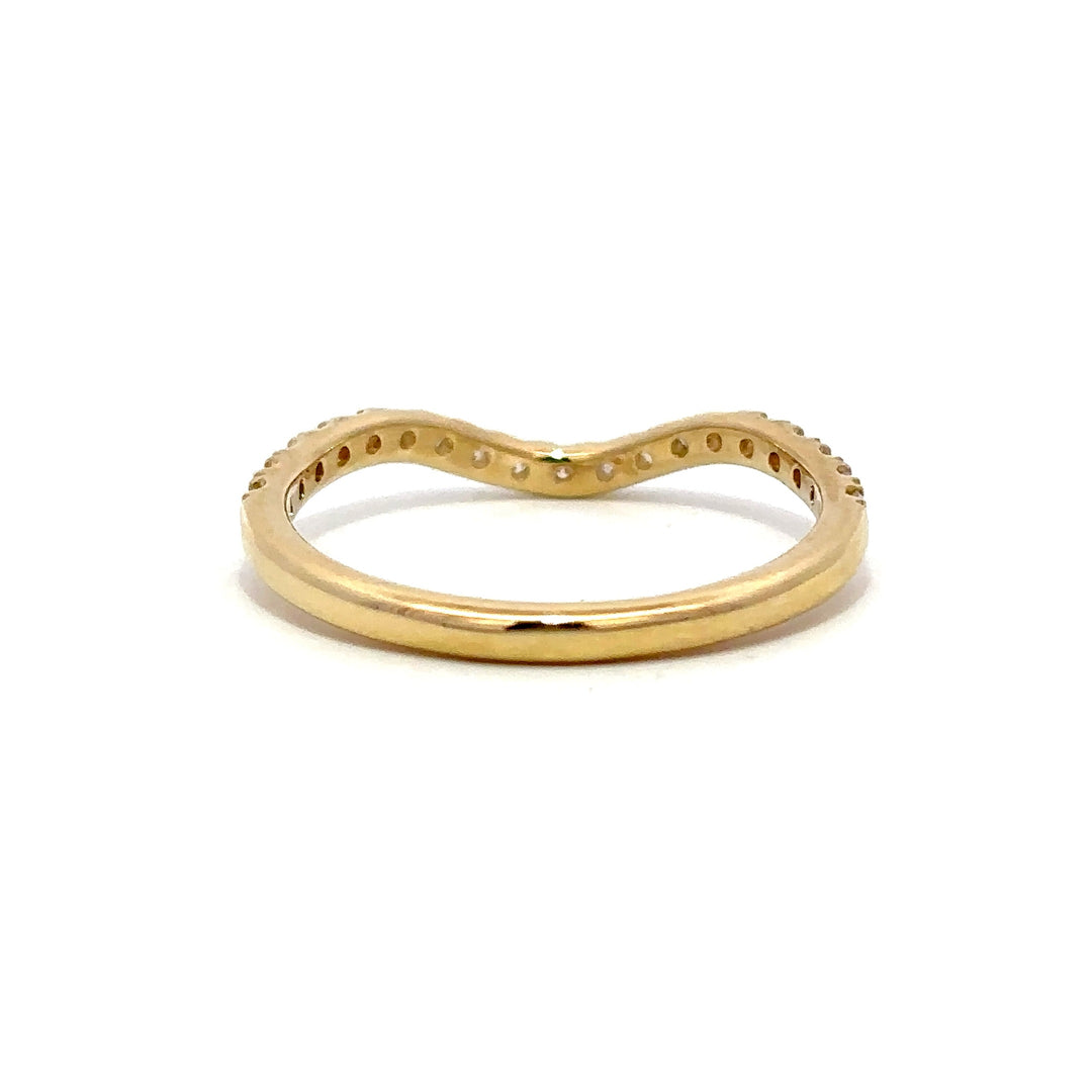 Curved Ring - 14k Yellow Gold #12783
