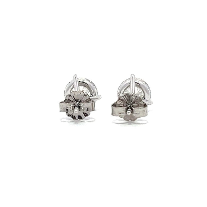 Solitaire Earrings (Martini-Set) - 14k Gold