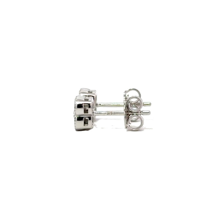 Clover Earrings - 14k White Gold 0.50ctw #11363
