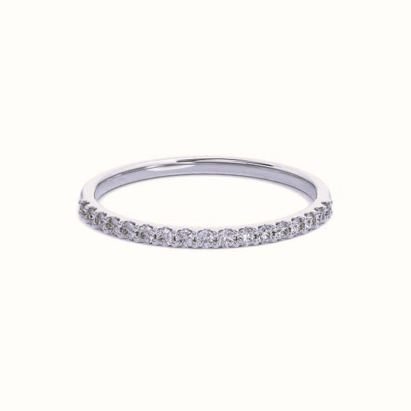 Scallop Anniversary Band - Gold Ring
