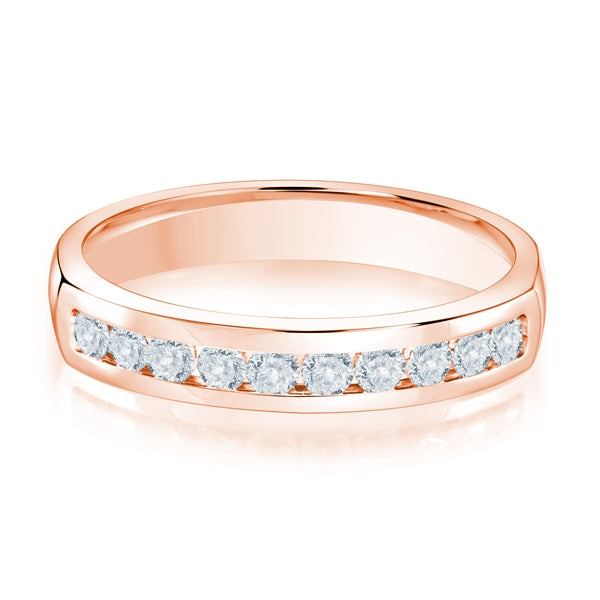 Channel Anniversary Band - Gold Ring