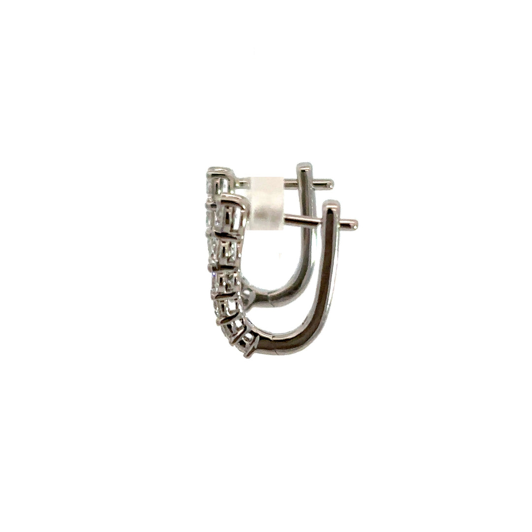 Hoop Earrings (Round) - 14k Gold 0.50ct
