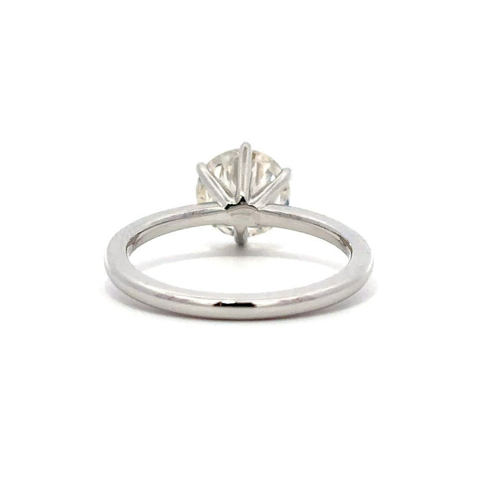 Solitaire Ring (Round) - 14k Gold