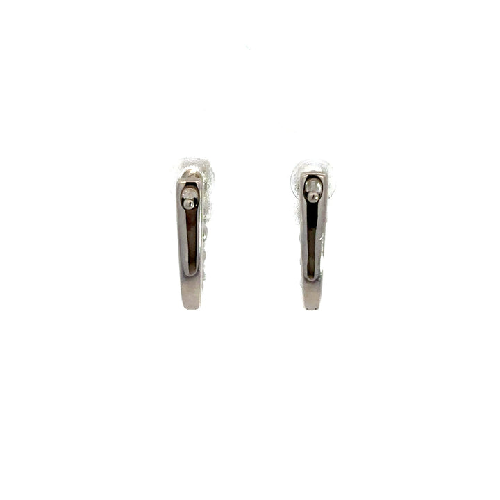 Hoop Earrings (Round) - 14k Gold 0.50ct