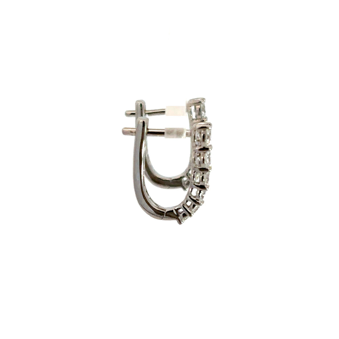 Hoop Earrings (Round) - 14k Gold 0.50ct