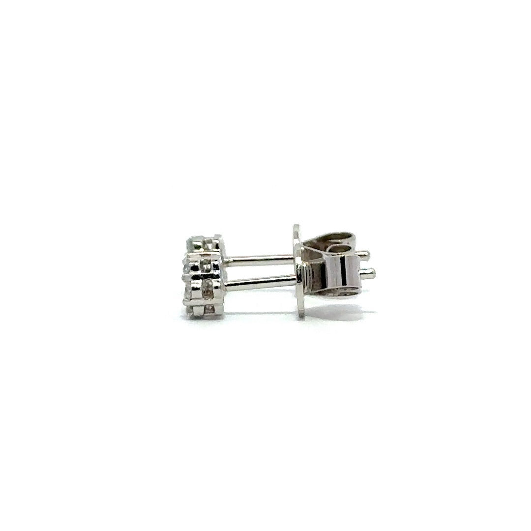 Flower Stud Earrings - 14k Gold