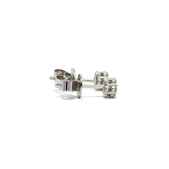 Flower Stud Earrings - 14k Gold