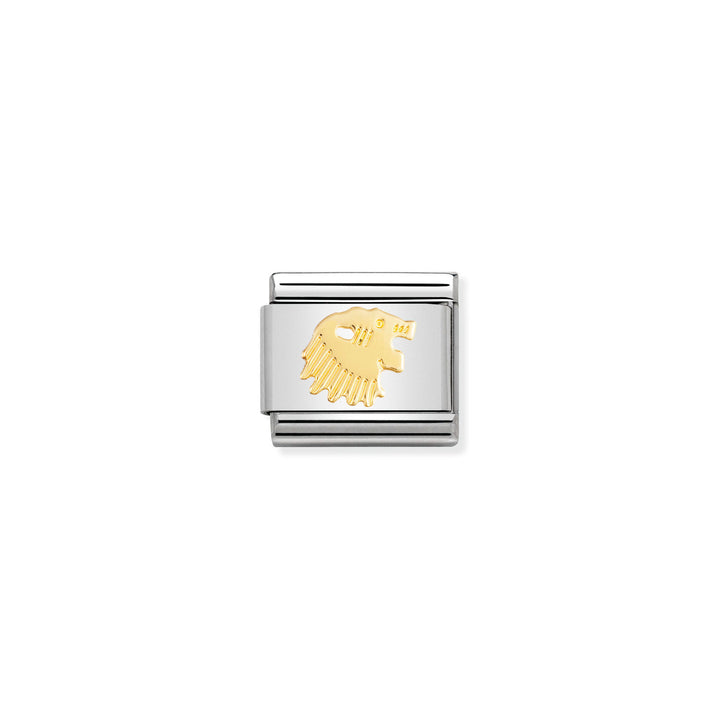 Composable Charm Link - Zodiac Signs in Stainless Steel & 18k Yellow Gold