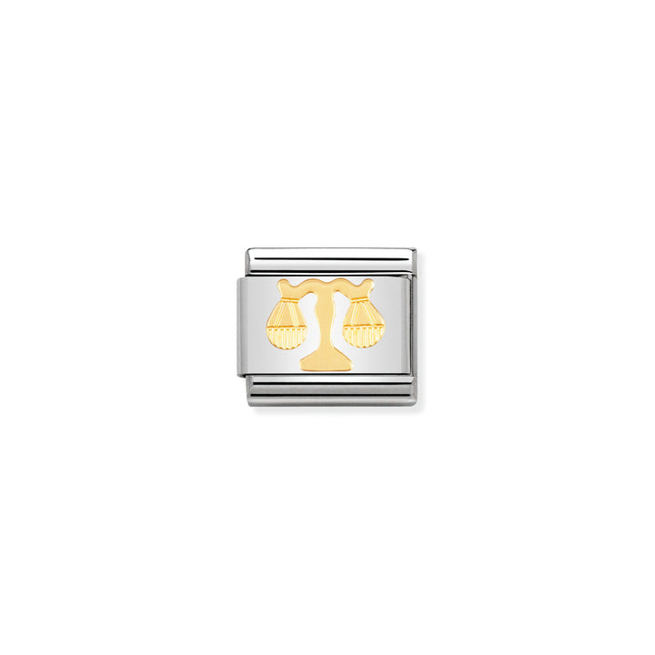 Composable Charm Link - Zodiac Signs in Stainless Steel & 18k Yellow Gold