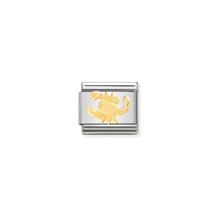 Composable Charm Link - Zodiac Signs in Stainless Steel & 18k Yellow Gold