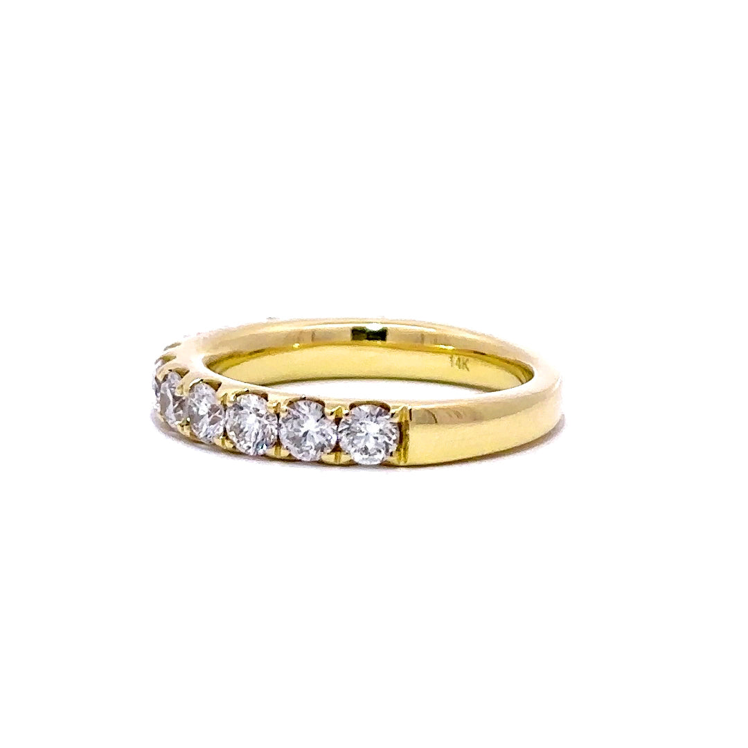 Half Eternity Ring - 14k Yellow Gold 1.45ct #10683