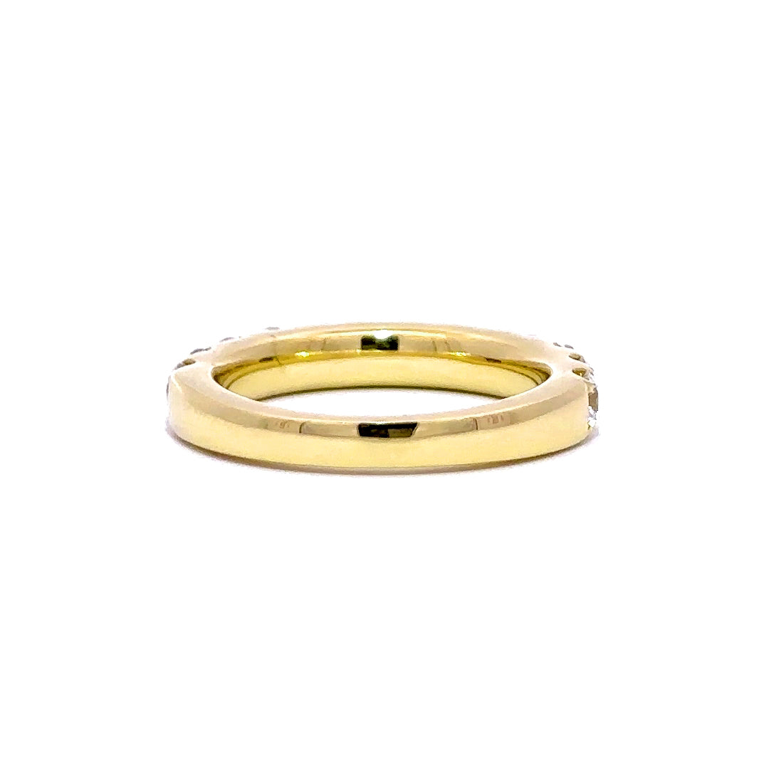 Half Eternity Ring - 14k Yellow Gold 1.45ct #10683