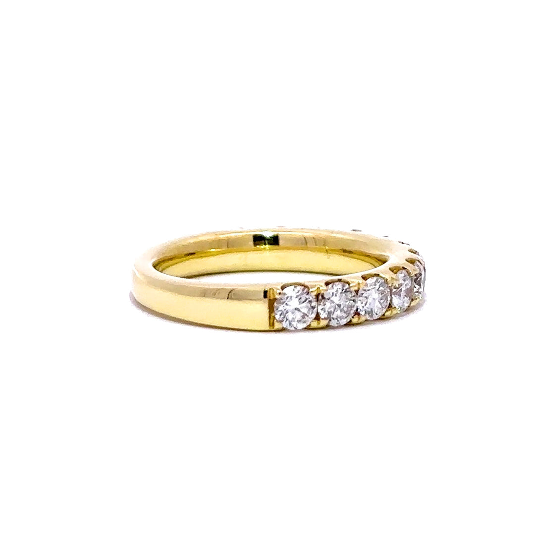 Half Eternity Ring - 14k Yellow Gold 1.45ct #10683