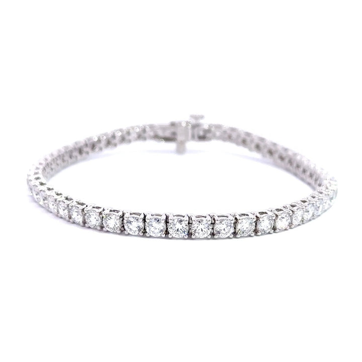 Tennis Bracelet - 14k White Gold 8.66ct #11778