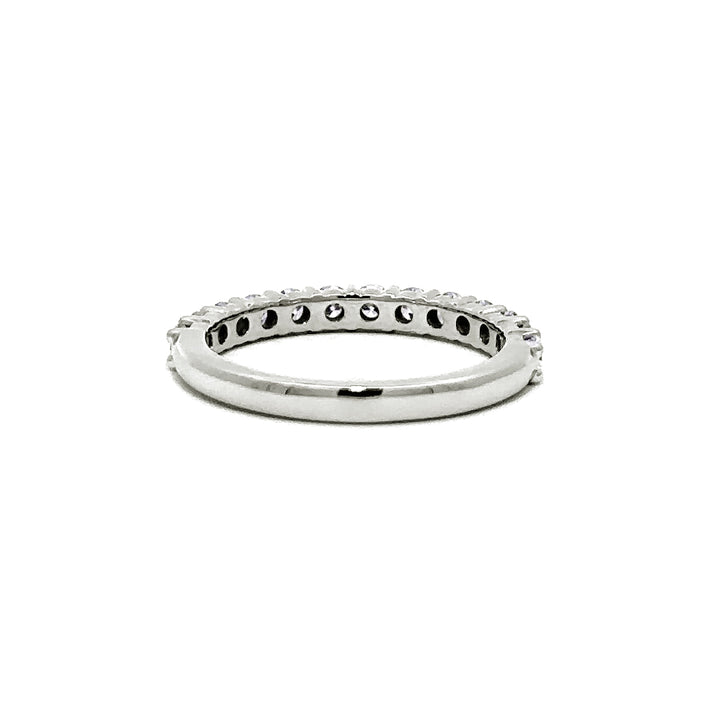 Shared Prong Ring - 14k White Gold 0.75ct #11897