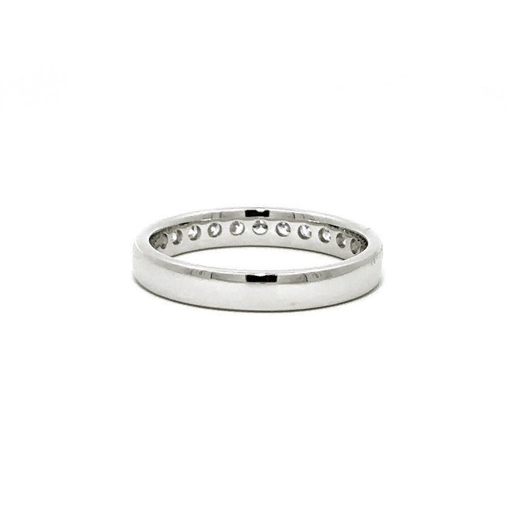 Channel Set Ring - 14k White Gold 0.50ct #11241