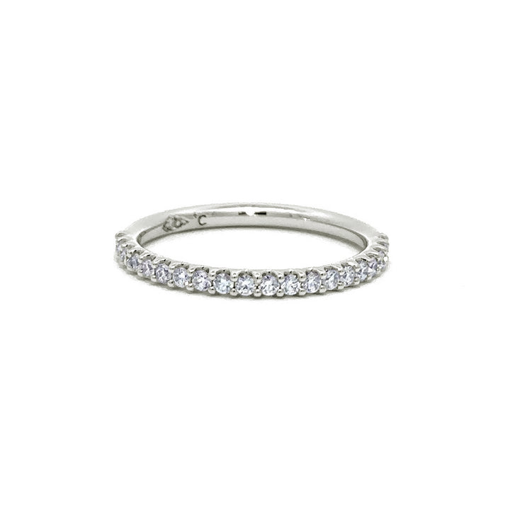 Shared Prong Ring - 14k White Gold 0.28ctw #11904