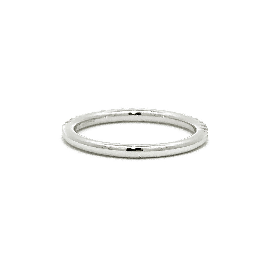 Shared Prong Ring - 14k White Gold 0.28ctw #11904