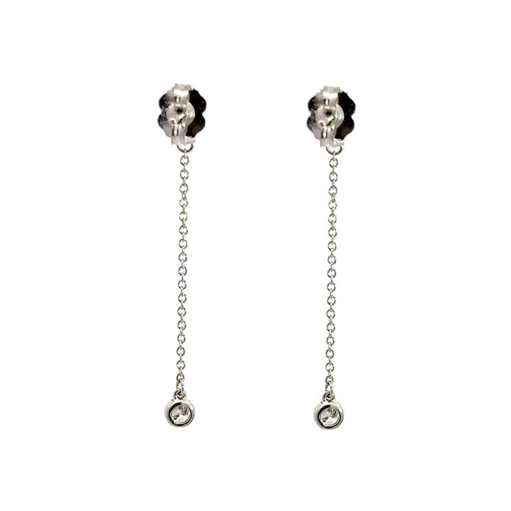 Dangle Earrings - 14k White Gold 0.25ctw #11337