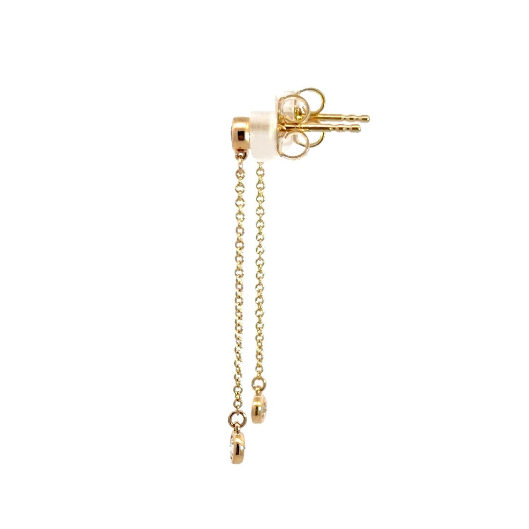 Dangle Earrings - 14k Gold 0.25ctw