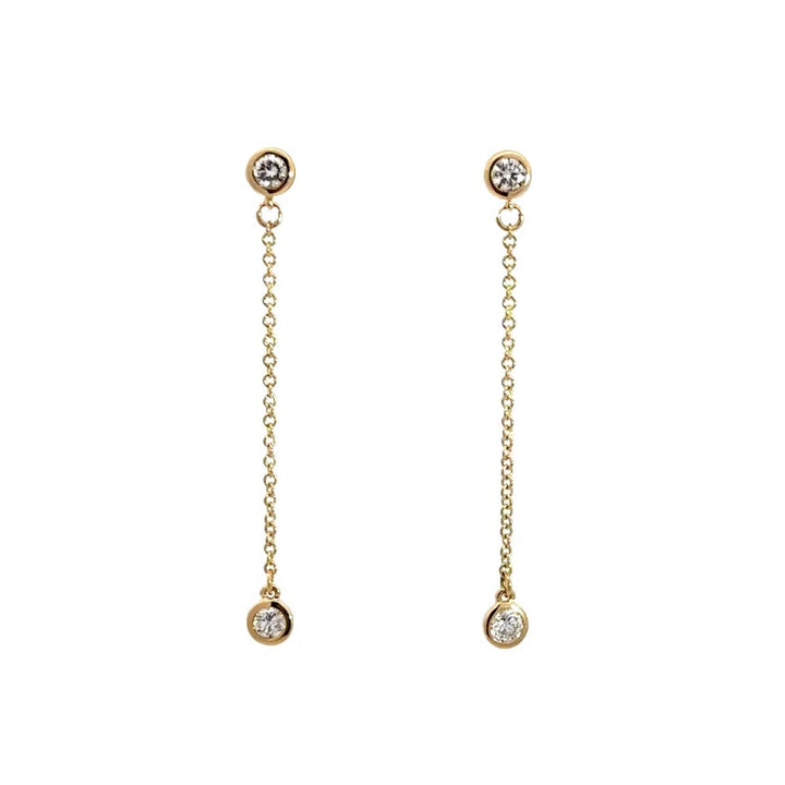 Dangle Earrings - 14k Gold 0.25ctw
