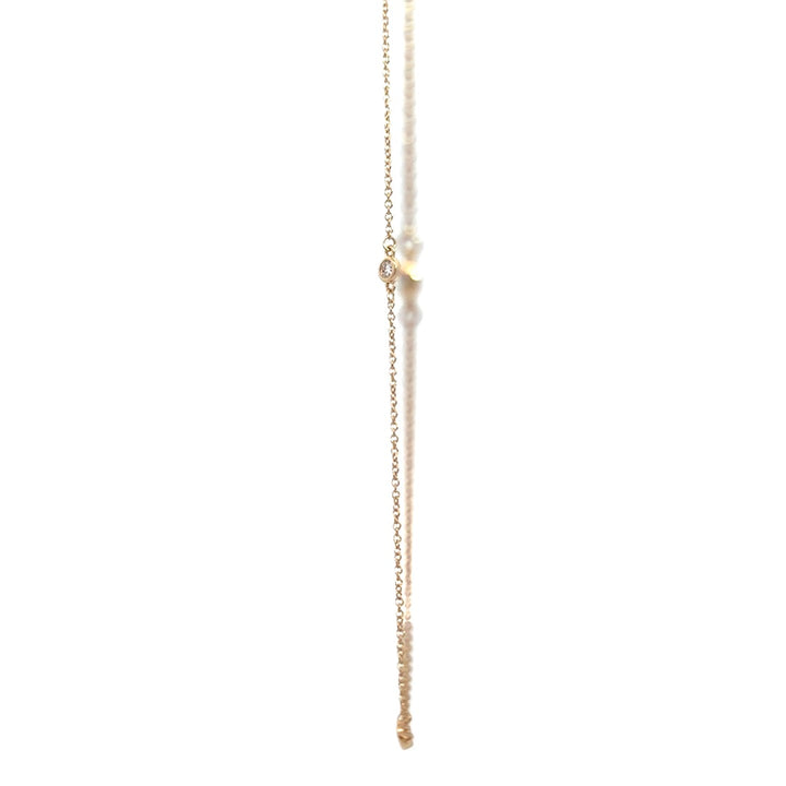 Station Necklace (Bezel-set) - 14k Yellow Gold 0.33ctw #11376